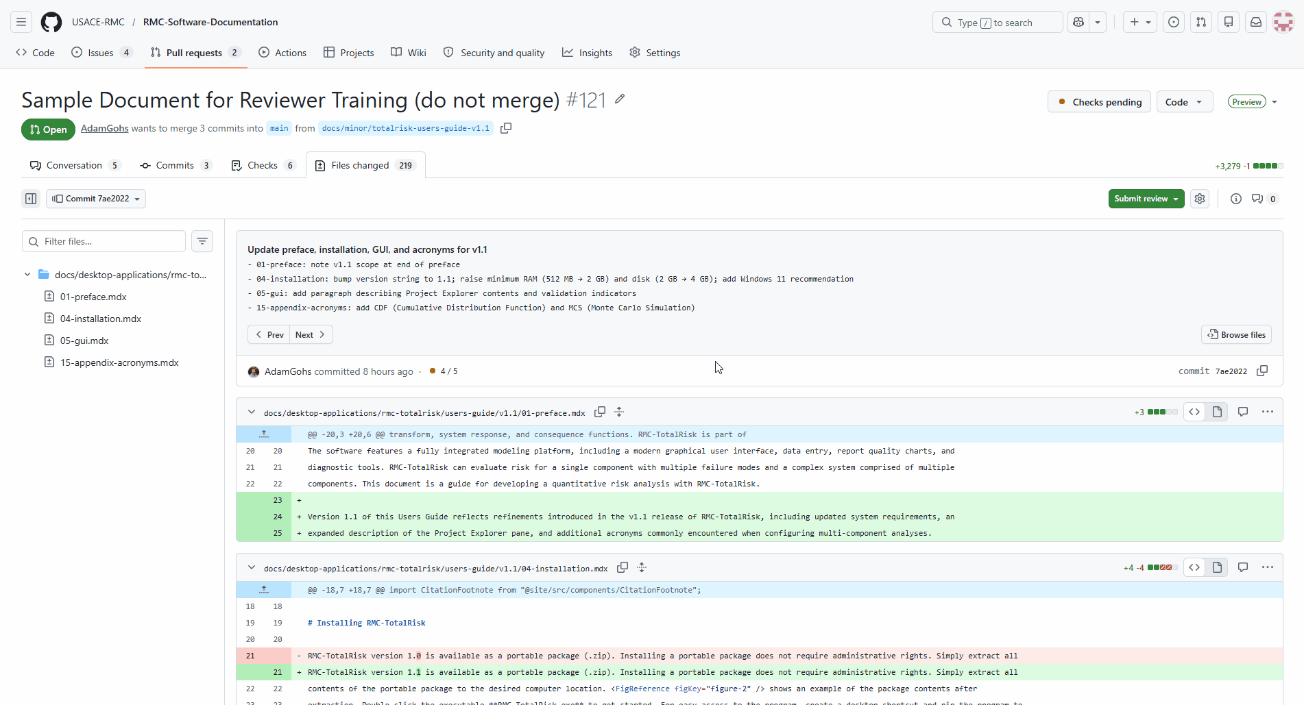 Animation showing click-and-drag down the line-number gutter to create a multi-line comment