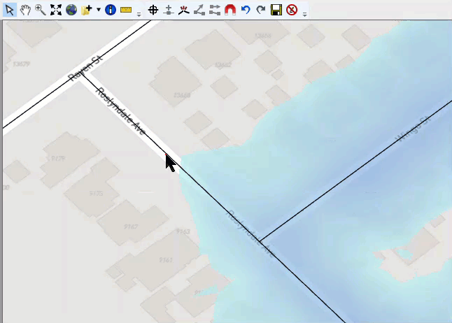 Example of dividing LifeSim road segment to better sample hydraulic conditions at midpoint.