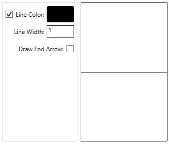 Polyline Properties Dialog Box - Draw End Arrow