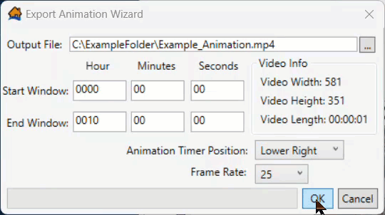 Example: Export Animation Wizard