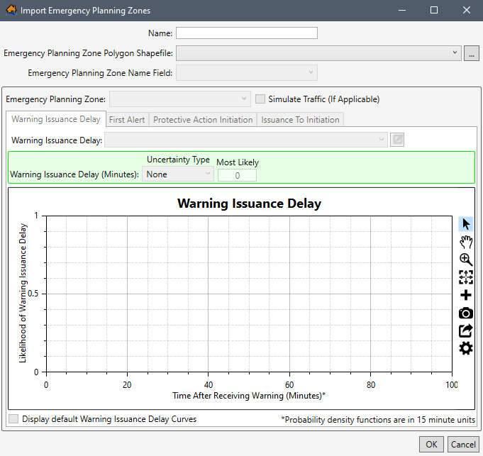 Import Emergency Planning Zone Dialog Box