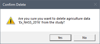 Confirm Delete Message Window