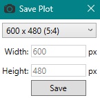 Save Plot Dialog