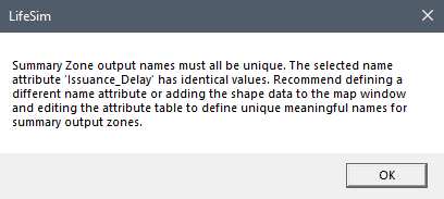LifeSim Message Window