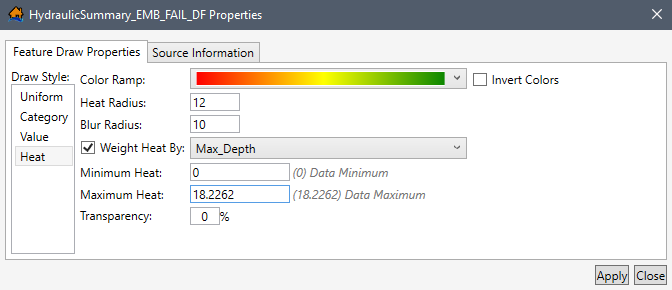 Example: Heat Draw Style – Weight Heat By Enabled