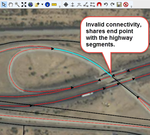 Road Network with Bad Connectivity