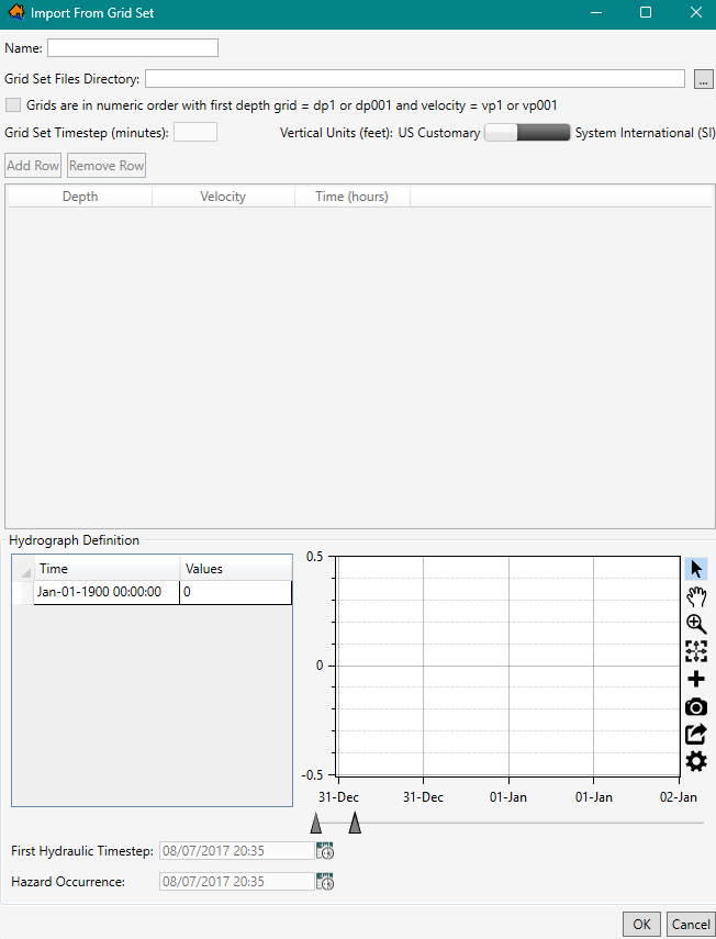 Import From Grid Set Dialog Box