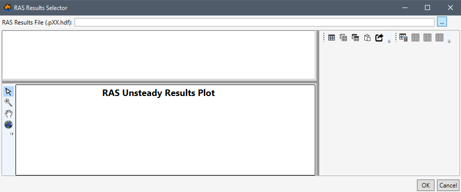 RAS Results Selector Dialog Box