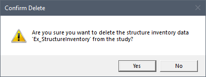 Confirm Delete Message Box – Structure Inventory Data