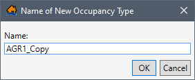 Name of New Occupancy Type Dialog Box