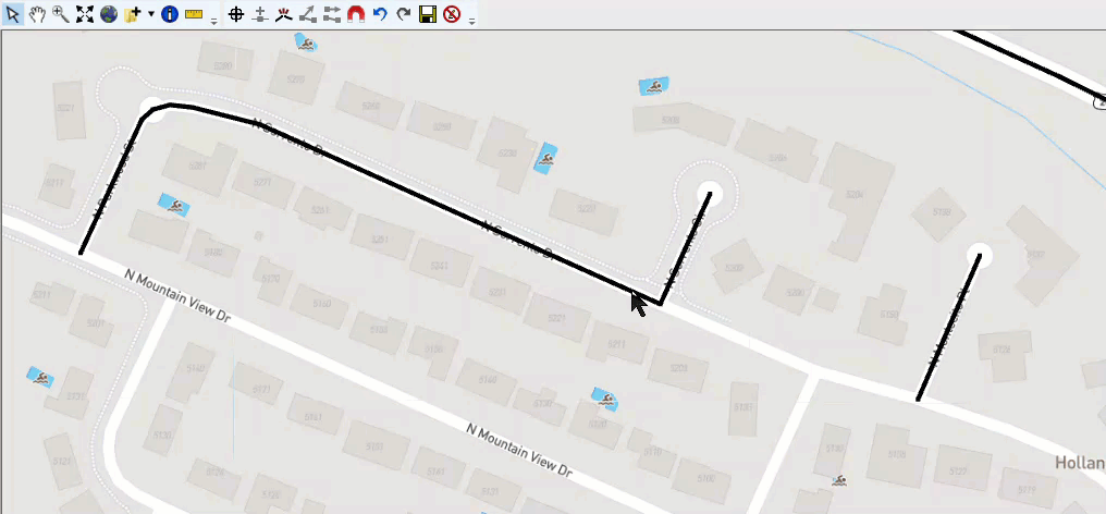 Lengthen a Line Feature + Reverse Selected Features