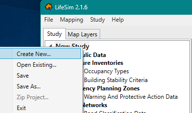 Study Tree > Create New