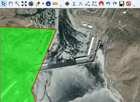 Vertex Editing Mode – Polygon Features