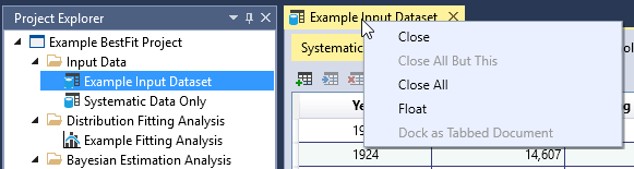 Document Window Options.
