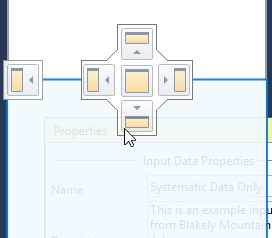 Example of Docking the Properties Window Below the Project Explorer.