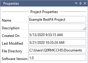 Project Properties.
