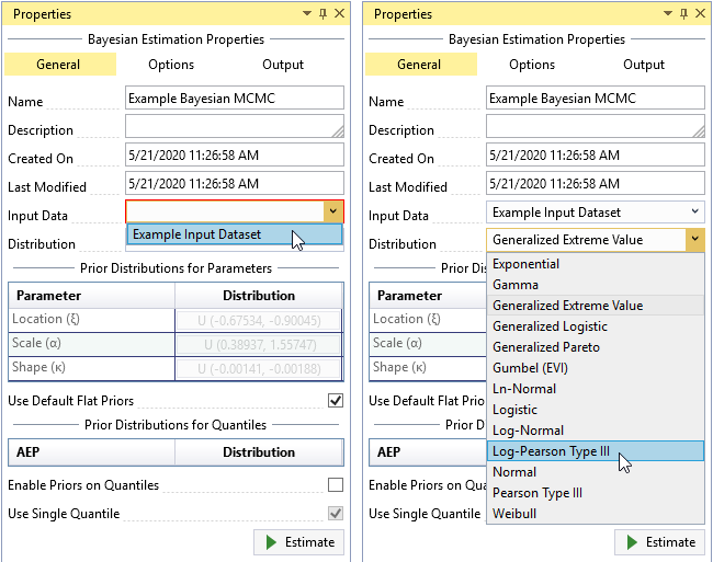 Bayesian Estimation Analysis General Properties.