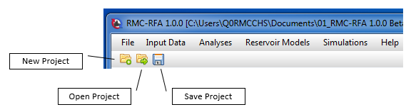 RMC-RFA tool bar.