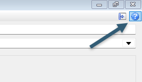Location of the help button.