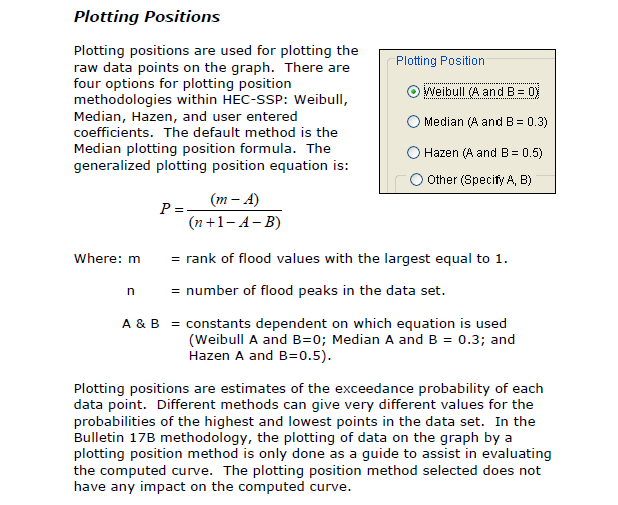 Example from HEC-SSP User's Manual.