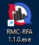 RMC-RFA desktop shortcut.