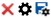 Displays icons for deleting a branch, editing branch properties, and saving template.